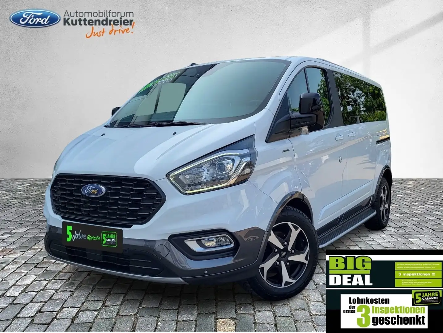 Ford Tourneo Custom Kombi L1 Active Navi App Kamera Weiß - 2