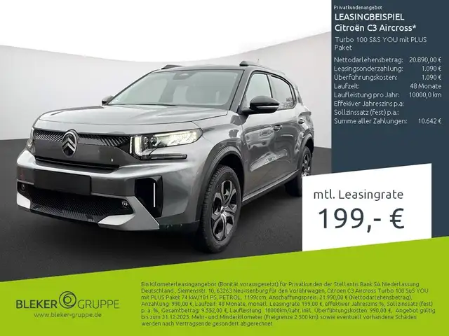 Citroen C3 Aircross Turbo 100 S&S YOU mit PLUS Paket