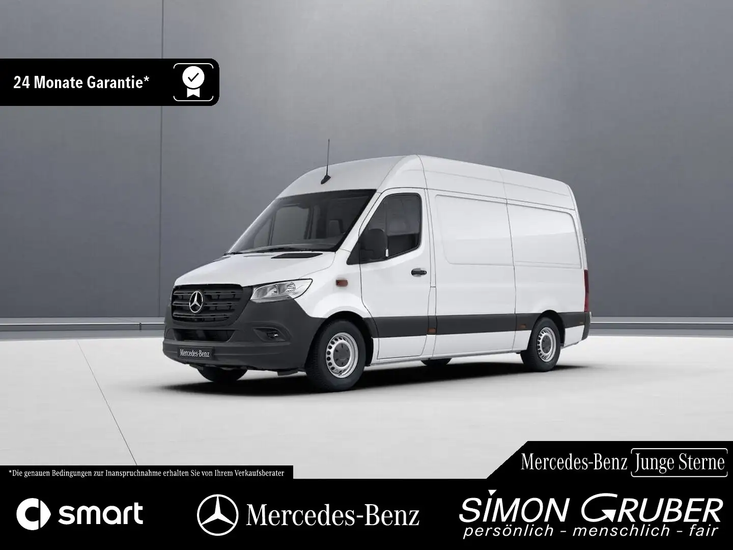 Mercedes-Benz Sprinter 317 Standard L2H2 9G MBUX Navi 360 Cam Weiß - 1