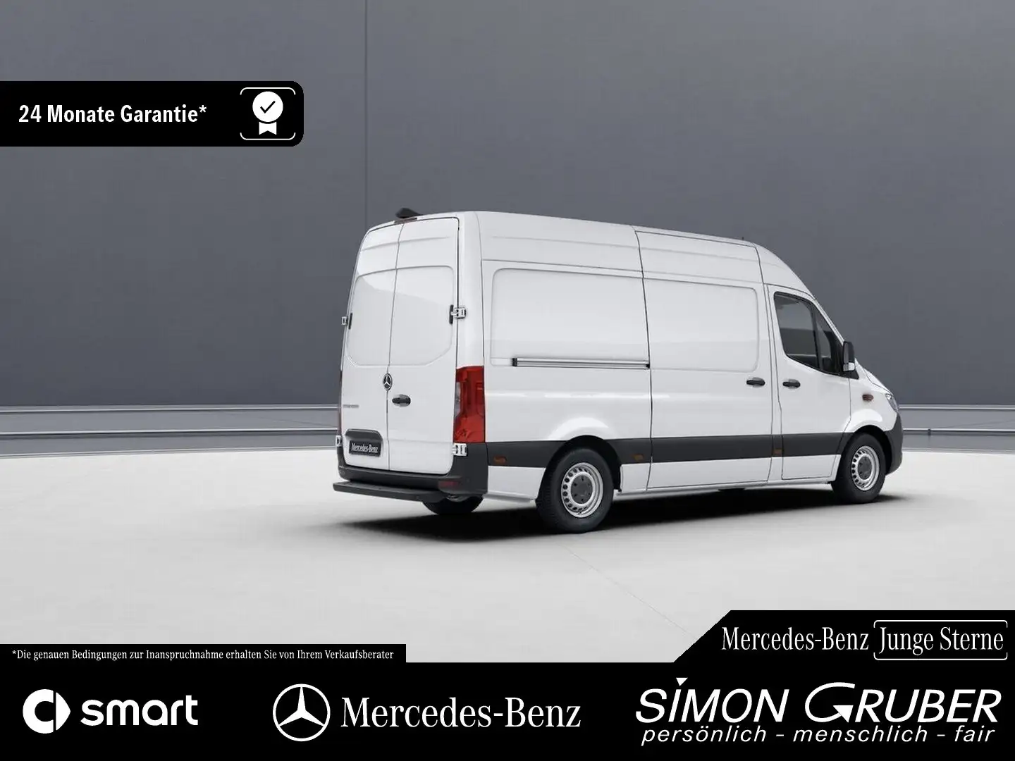 Mercedes-Benz Sprinter 317 Standard L2H2 9G MBUX Navi 360 Cam Weiß - 2