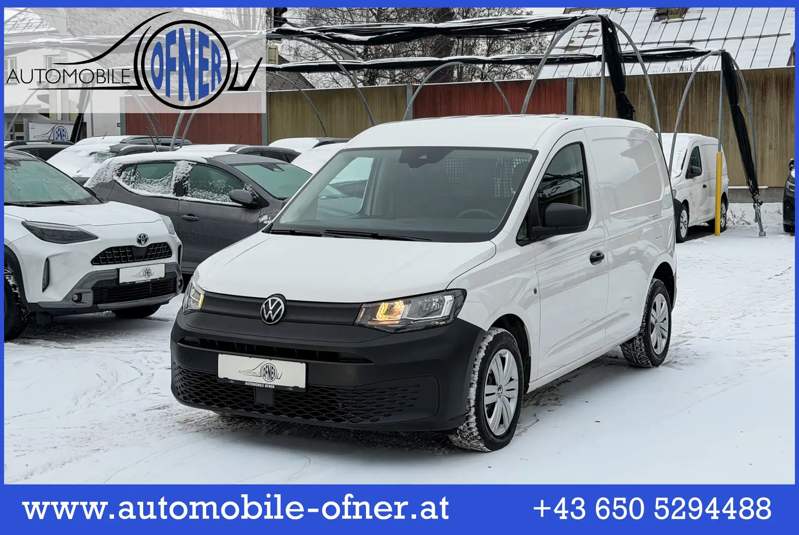 Volkswagen Caddy Cargo Kastenwagen Entry 2,0 TDI MwSt.ausweisbar Weiß - 1