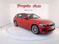 BMW 320 Serie 3 320d Touring mhev 48V Sport auto PELLE Rot - thumbnail 5