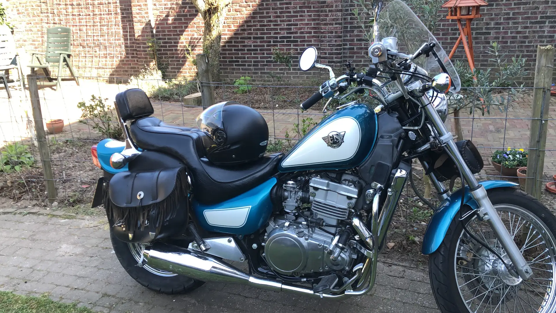 Kawasaki EN 500 Blauw - 1