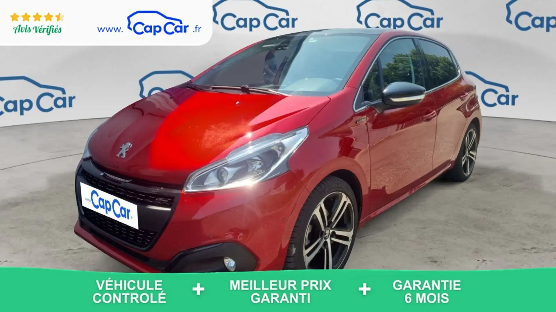 Peugeot 208 I 1.2 PureTech 110 GT Line Rouge - 1
