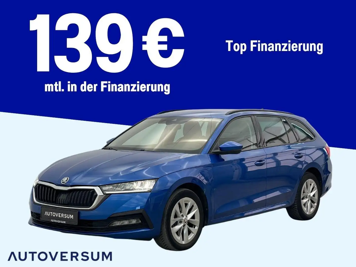 Skoda Octavia 1.4 TSI Ambition iV *KESSY*KAM*SHZ*TEMP* Blauw - 1