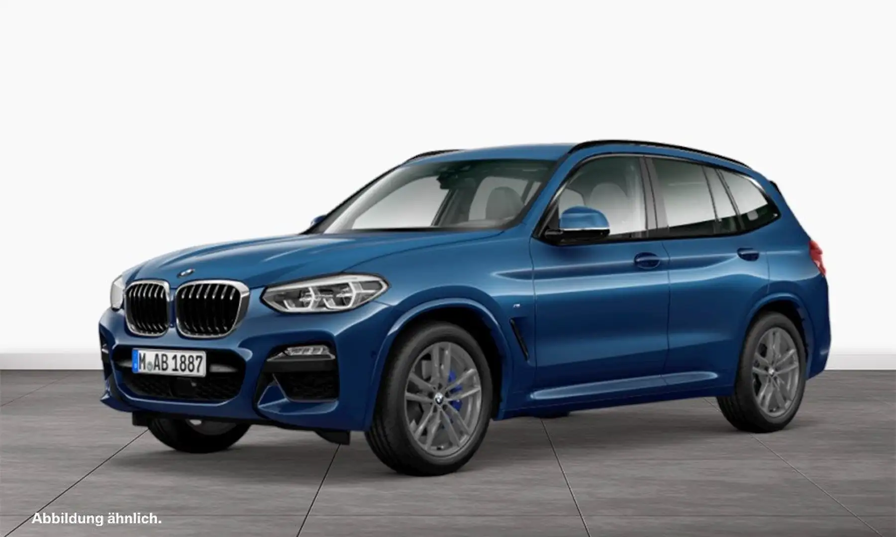 BMW X3 xDrive20d M Sport Head-Up HK HiFi LED WLAN Bleu - 1
