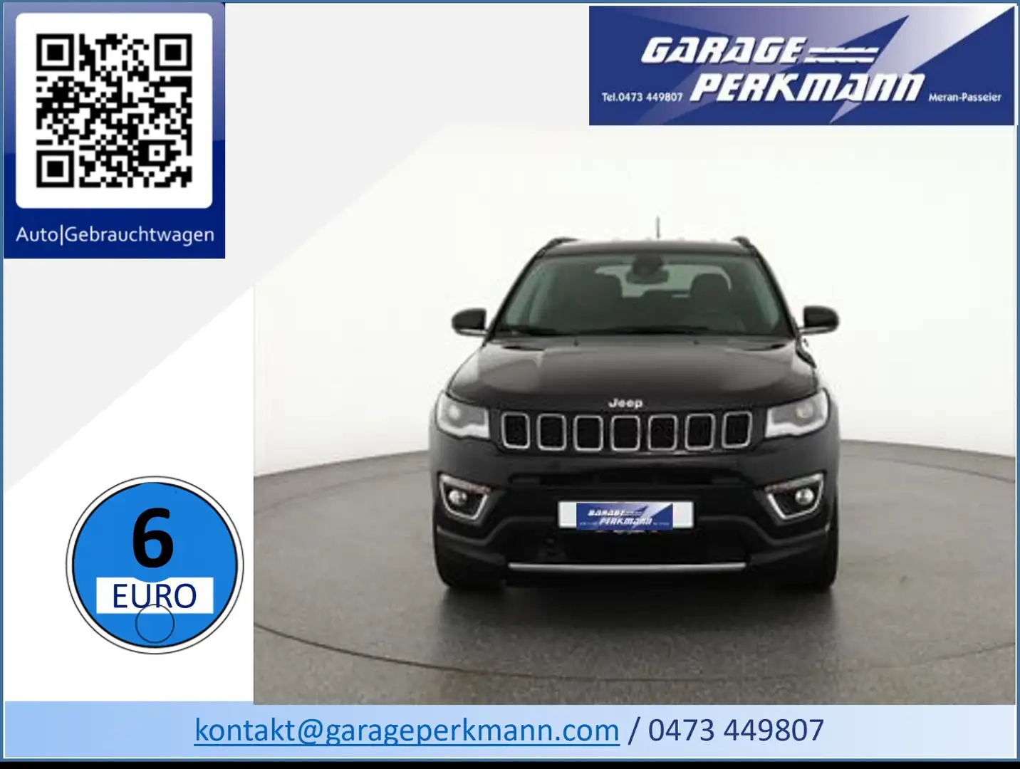 Jeep Compass 1.3 Turbo T4 190 CV PHEV AT6 4xe Limited Noir - 1