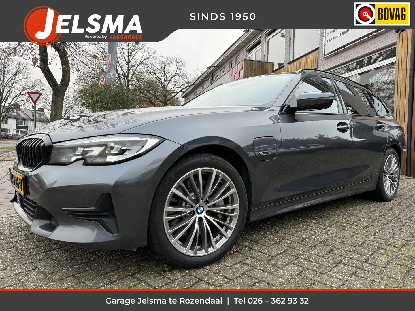 BMW 330 3-serie Touring 330e Sport line Aut., Trekhaak | N Grijs - 1