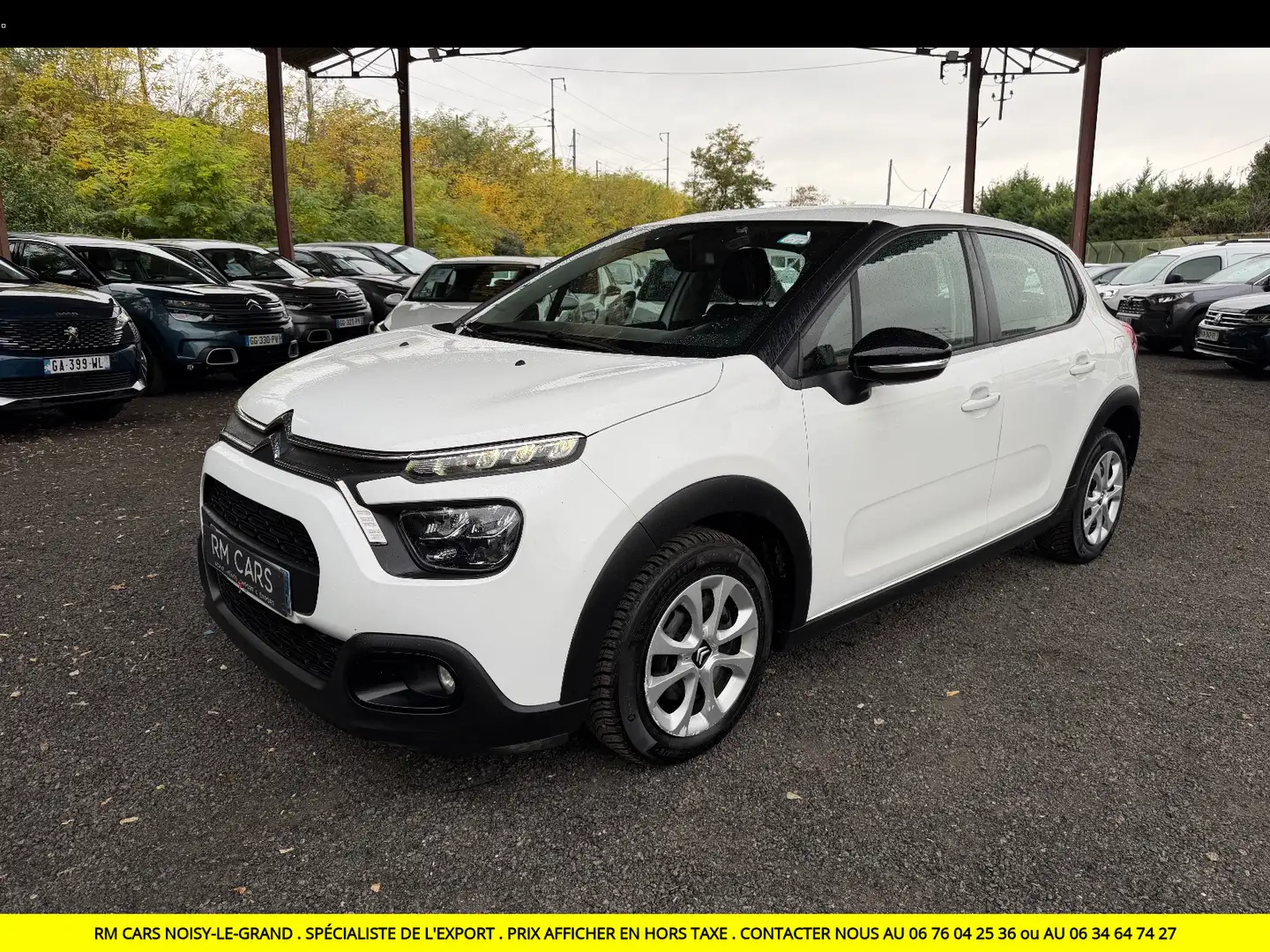 Citroen C3 C3 BlueHDi 100 S\u0026amp;S BVM6 Feel Blanc - 1