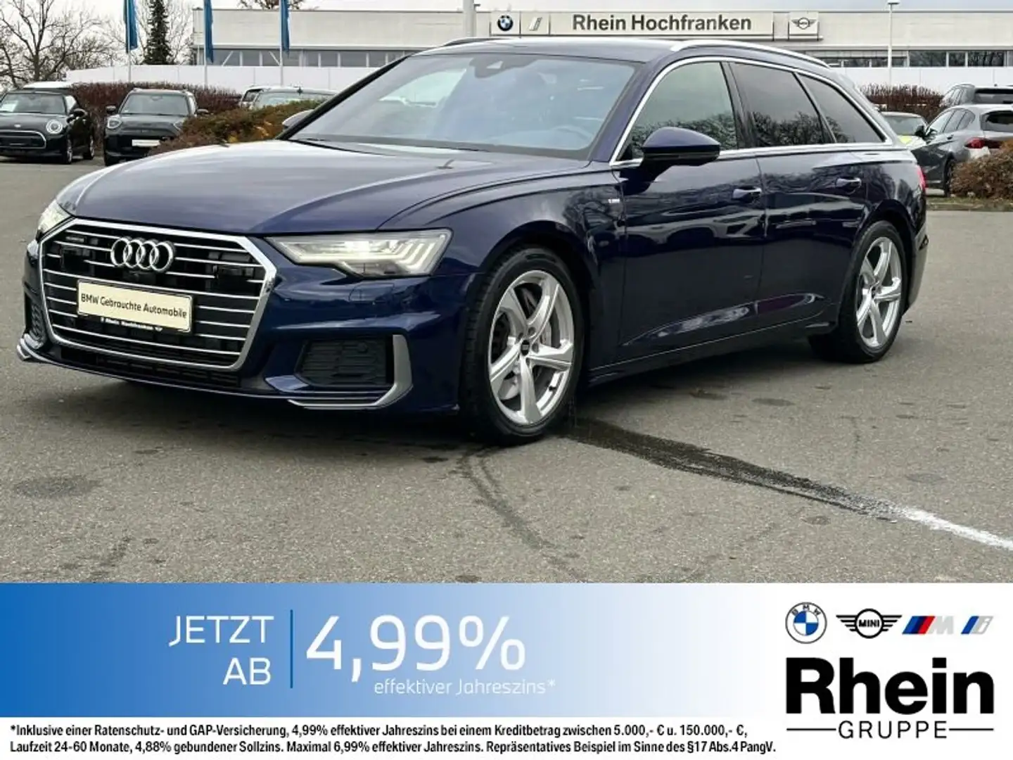 Audi A6 Avant 55 TFSI quattro S S-Line HUD 360° ACC Blau - 1