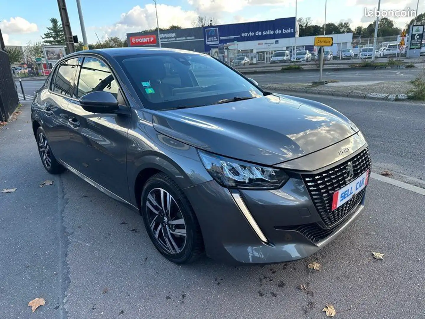 Peugeot 208 1.5 bluehdi 100ch Allure 2021 Gris - 2
