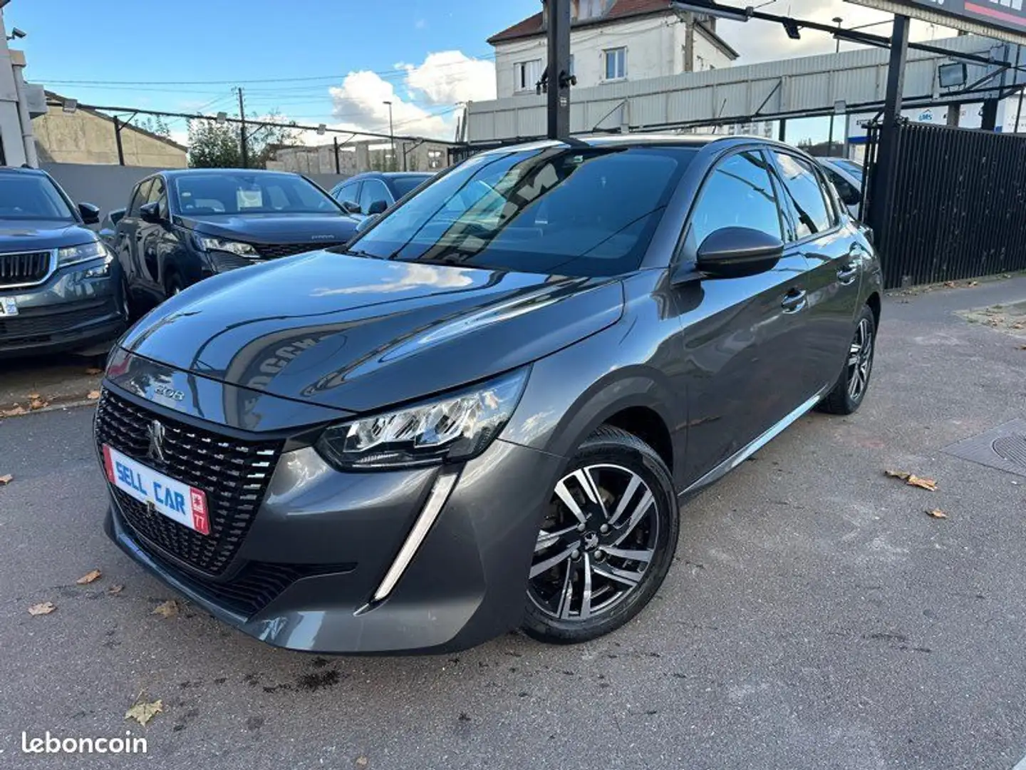 Peugeot 208 1.5 bluehdi 100ch Allure 2021 Gris - 1