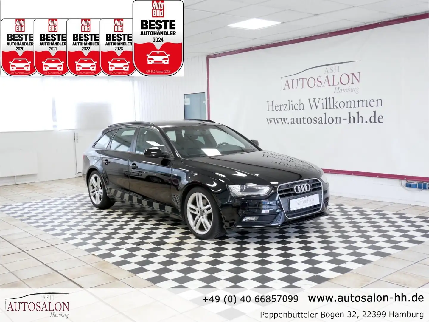 Audi A4 Avant S line Sportpaket/plus*3Vorb*Serviceg.*Xeno* Schwarz - 1