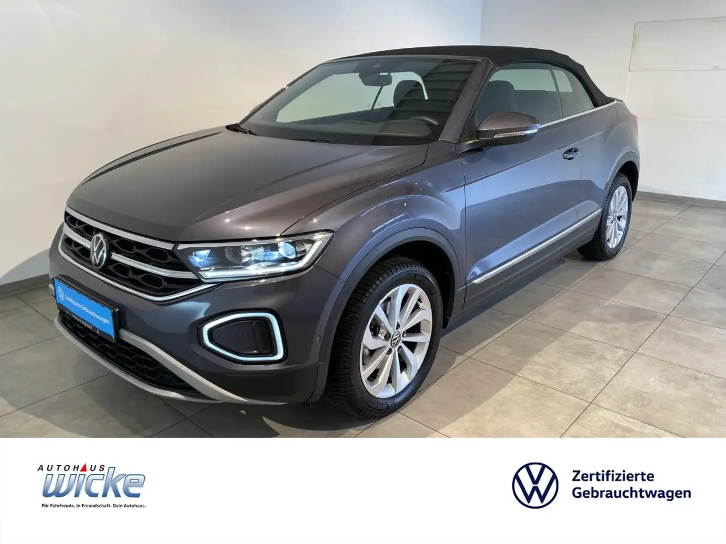 Volkswagen T-Roc Cabriolet 1.0 TSI Style NAVI LED PDC REAR VI Grey - 1