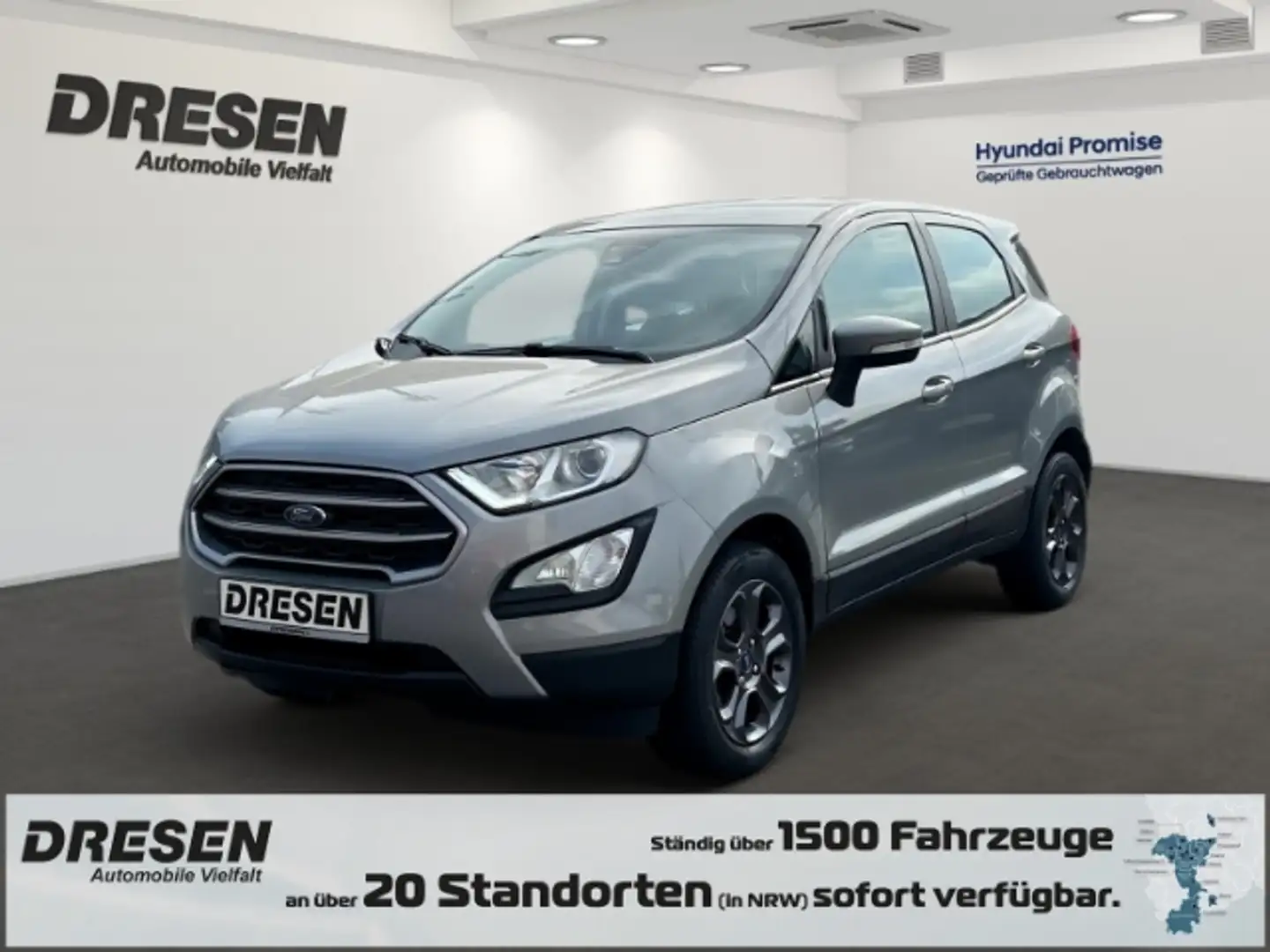 Ford EcoSport Cool & Connect Klima DAB SHZ LenkradHZG Alarm Notb Stříbrná - 1