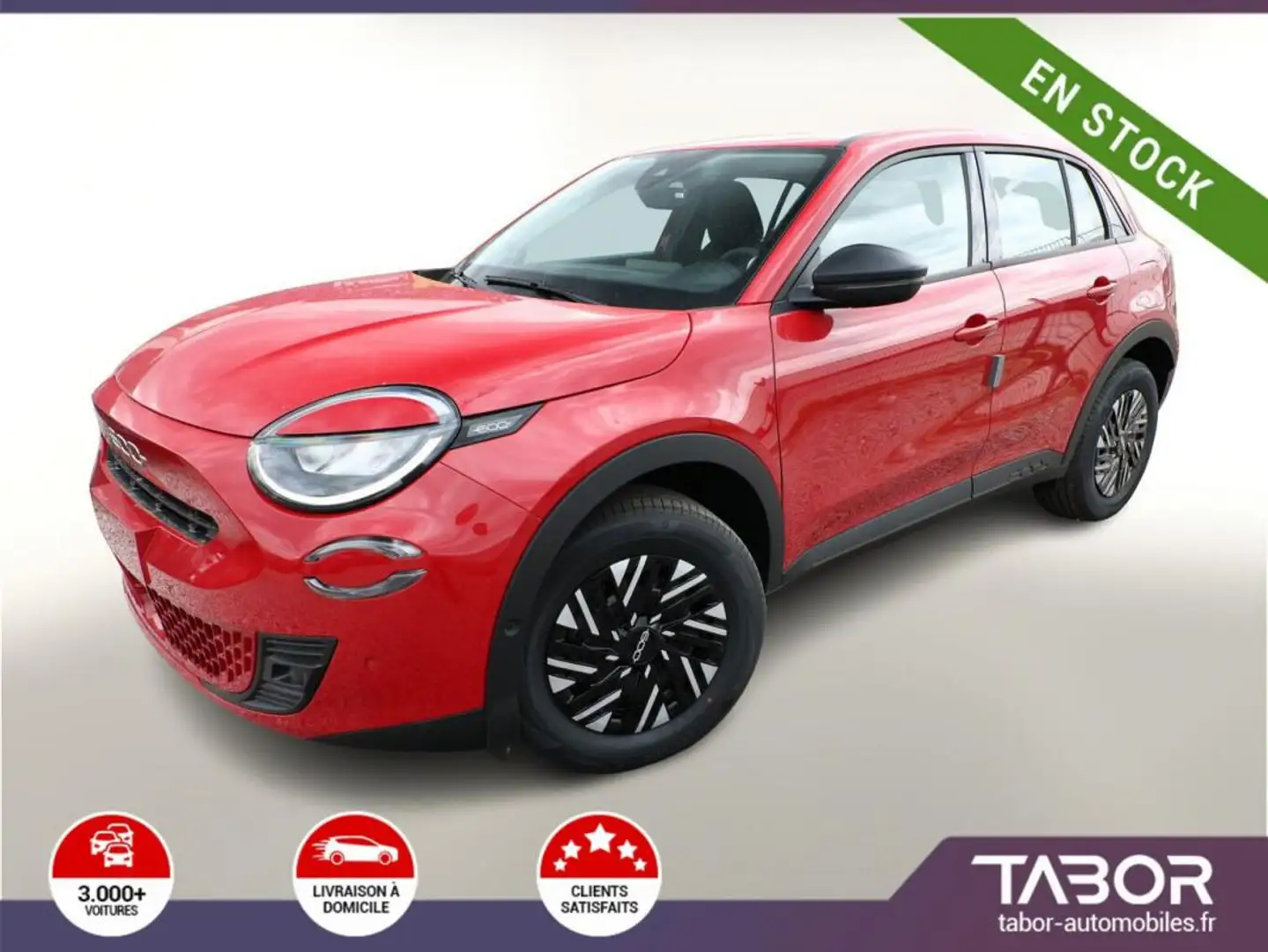 Fiat 600 1.2 MHEV 110 DCT LED cam PDC DigCo Reg Rouge - 1