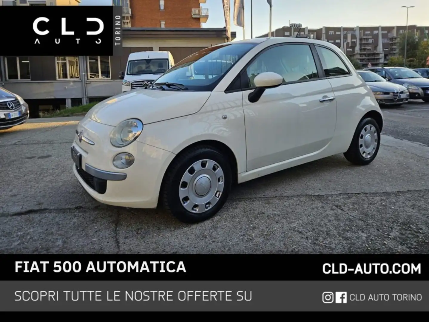 Fiat 500 1.2 Pop AUTOMATICA Bianco - 1