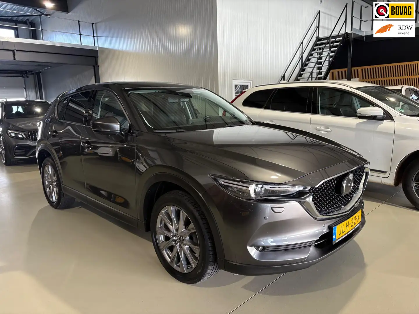 Mazda CX-5 2.5 SkyActiv-G 194 Signature AWD leder adaptive cr Gris - 1