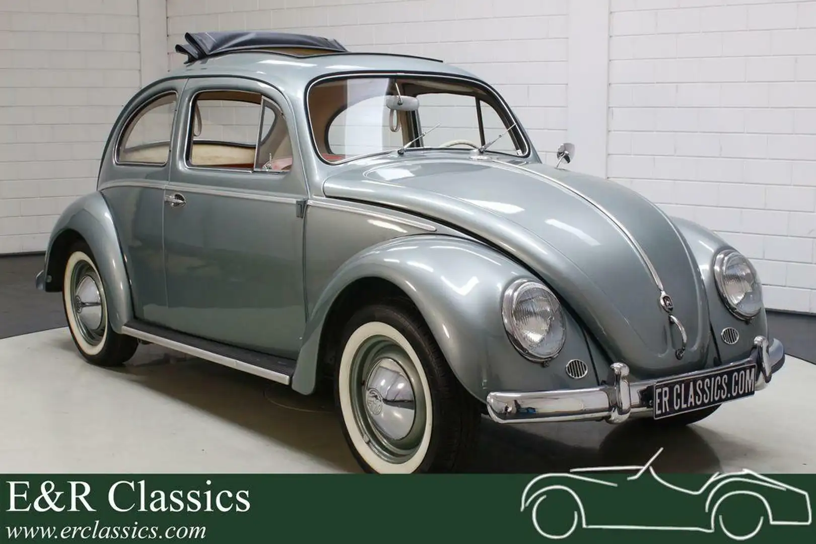 Volkswagen Kever Uitvoerig Gerestaureerd | Schuifdak | 1959 Blau - 1