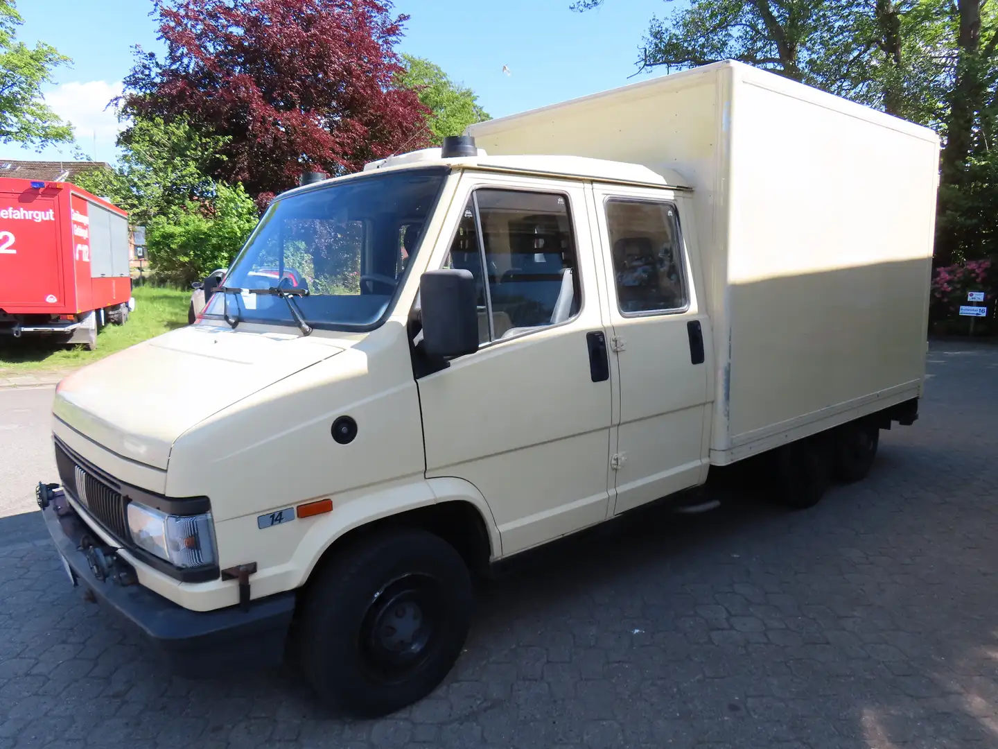 Fiat Ducato 2.5 D 3-Achser Katastrophenschutz Camper Koffer Bej - 2