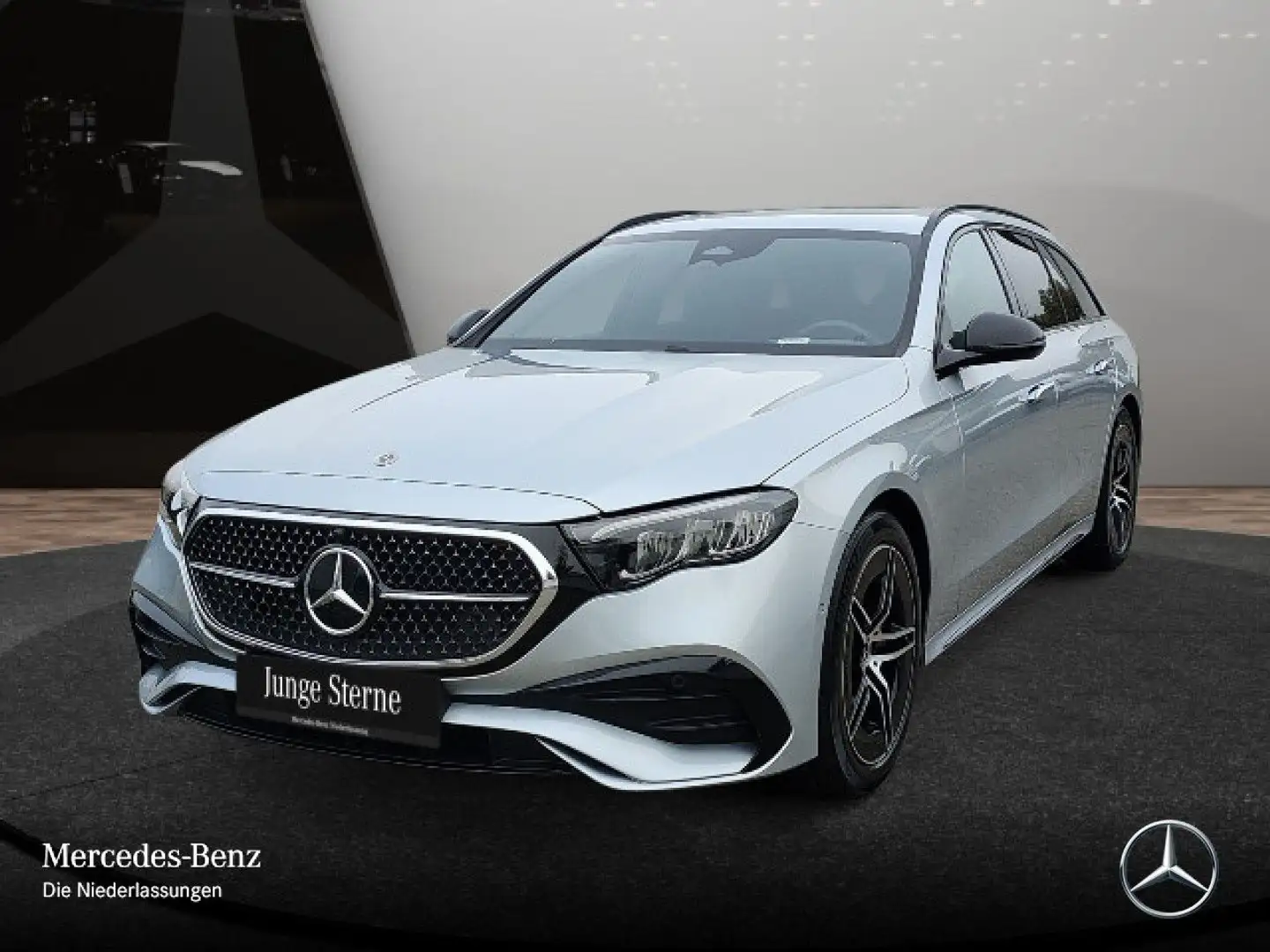 Mercedes-Benz E 300 e T AMG Distr. LED Night Kamera Spurhalt-Ass Argent - 2