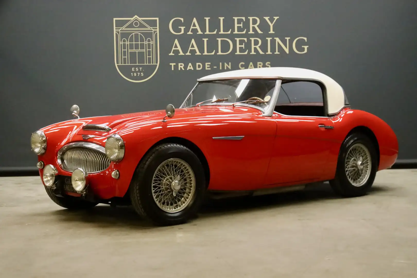 Austin-Healey 3000 MKII "Rallye" Trade-in car Older restoration and p Rood - 1