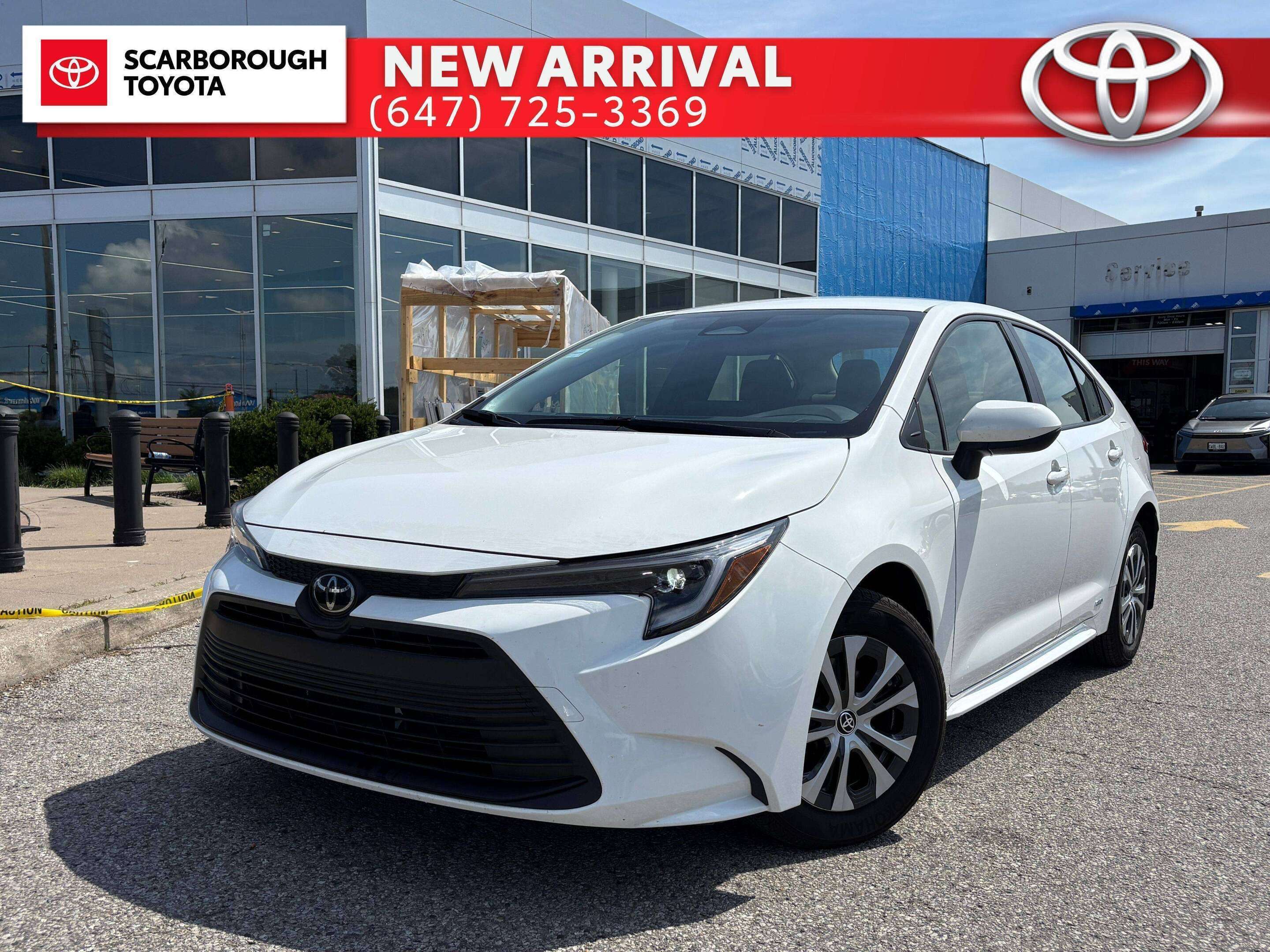 White 2026 Toyota Corolla Hybrid Automatic