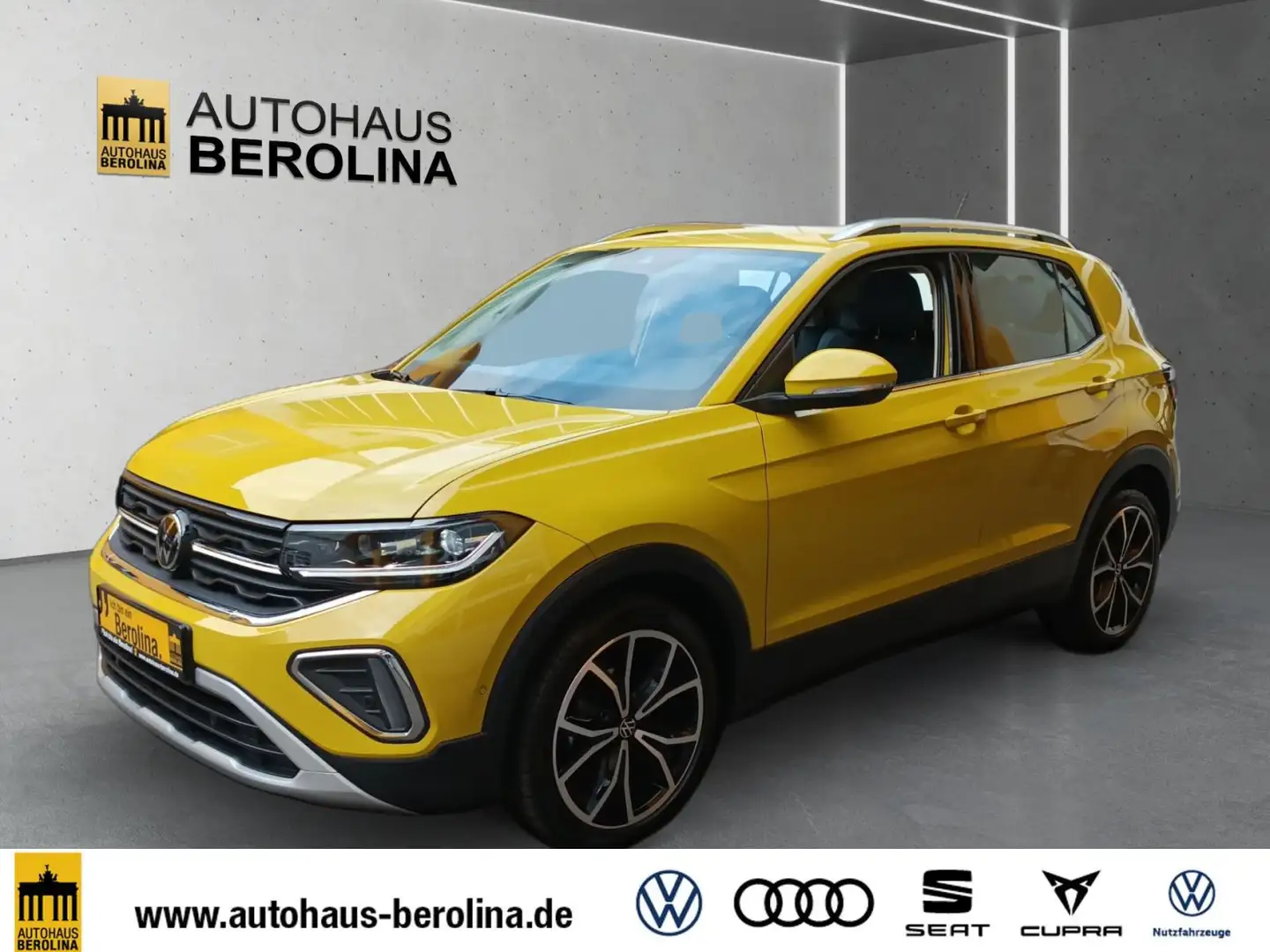Volkswagen T-Cross 1.5 TSI Style DSG *IQ-MATRIX*Digi.C-Pro* Gelb - 2