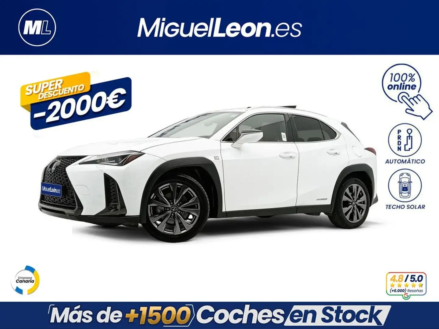 Lexus UX 250h F Sport 2WD Blanco - 1