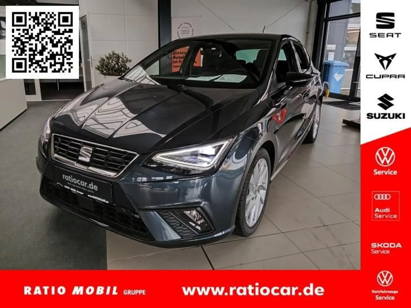 SEAT Ibiza IBIZA FR 1.0 TSI DSG SITZH. FULL-LINK EINPARKH. Gris - 1