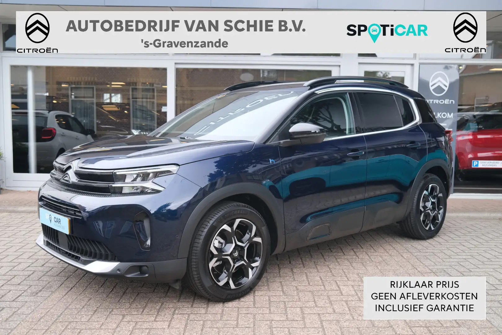 Citroen C5 Aircross Plug-in Hybrid 225 Plus Adaptieve Cruise | Alcanta Blauw - 1