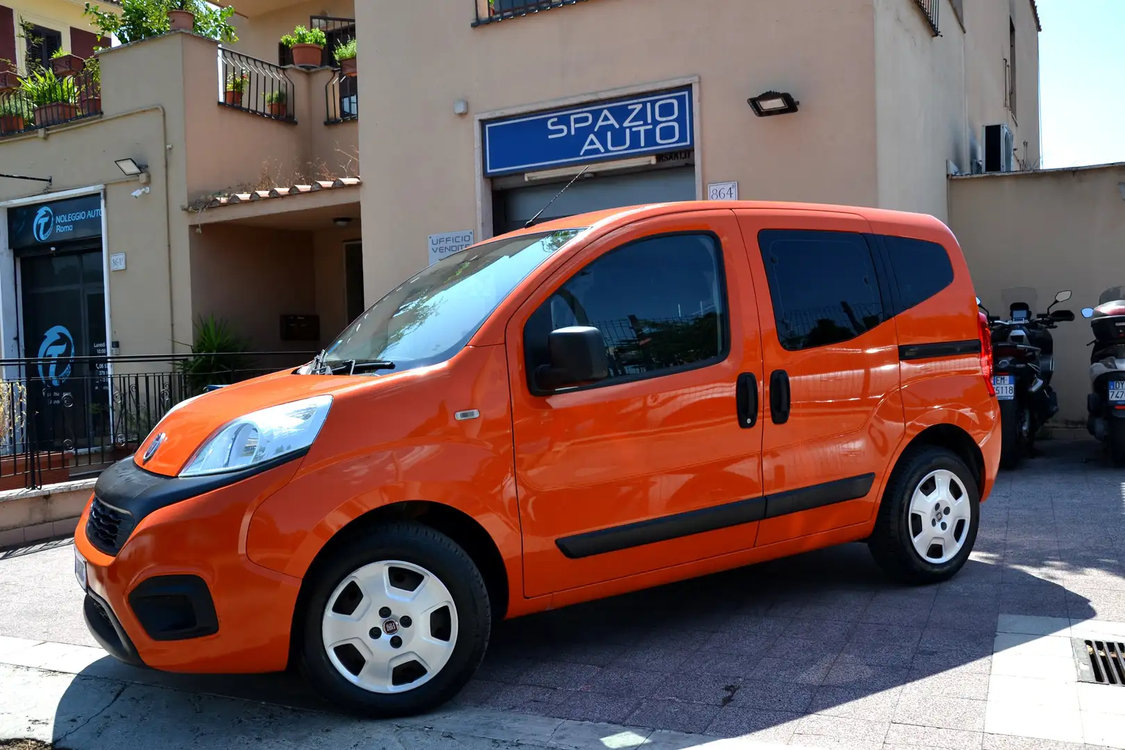 Fiat Qubo 1.3 MJT 80CV **KM14000 REALI**UNIPRO'**5 POSTI** Arancione - 2