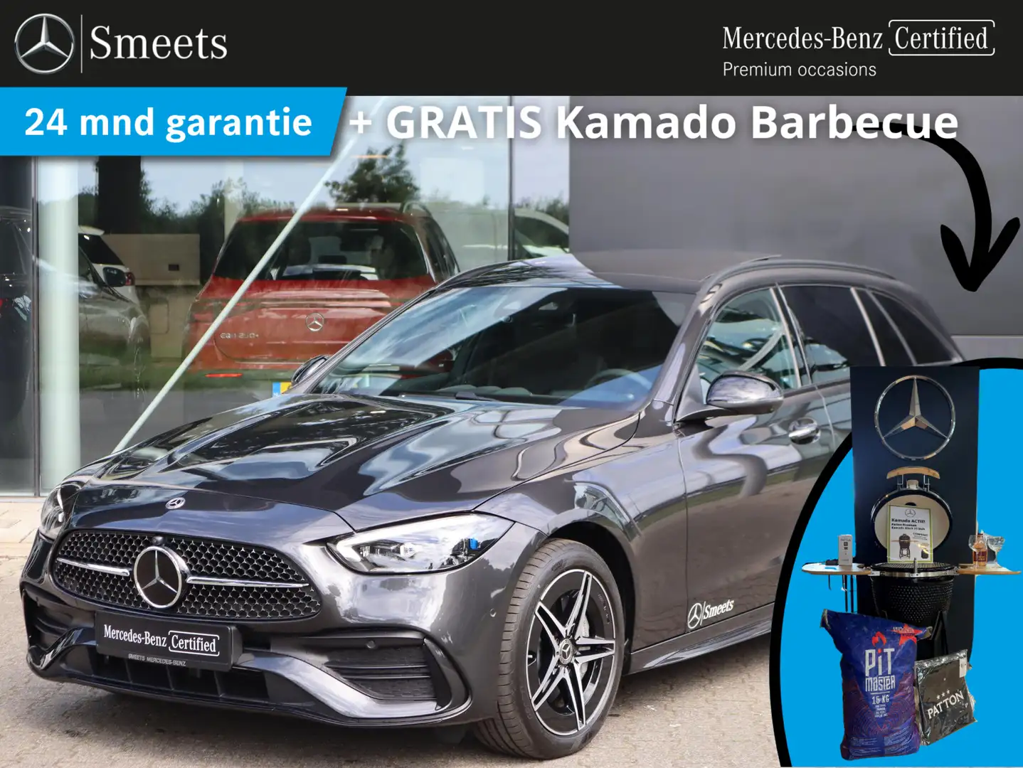 Mercedes-Benz C 300 Estate e Star Edition AMG Line Plus Grau - 1