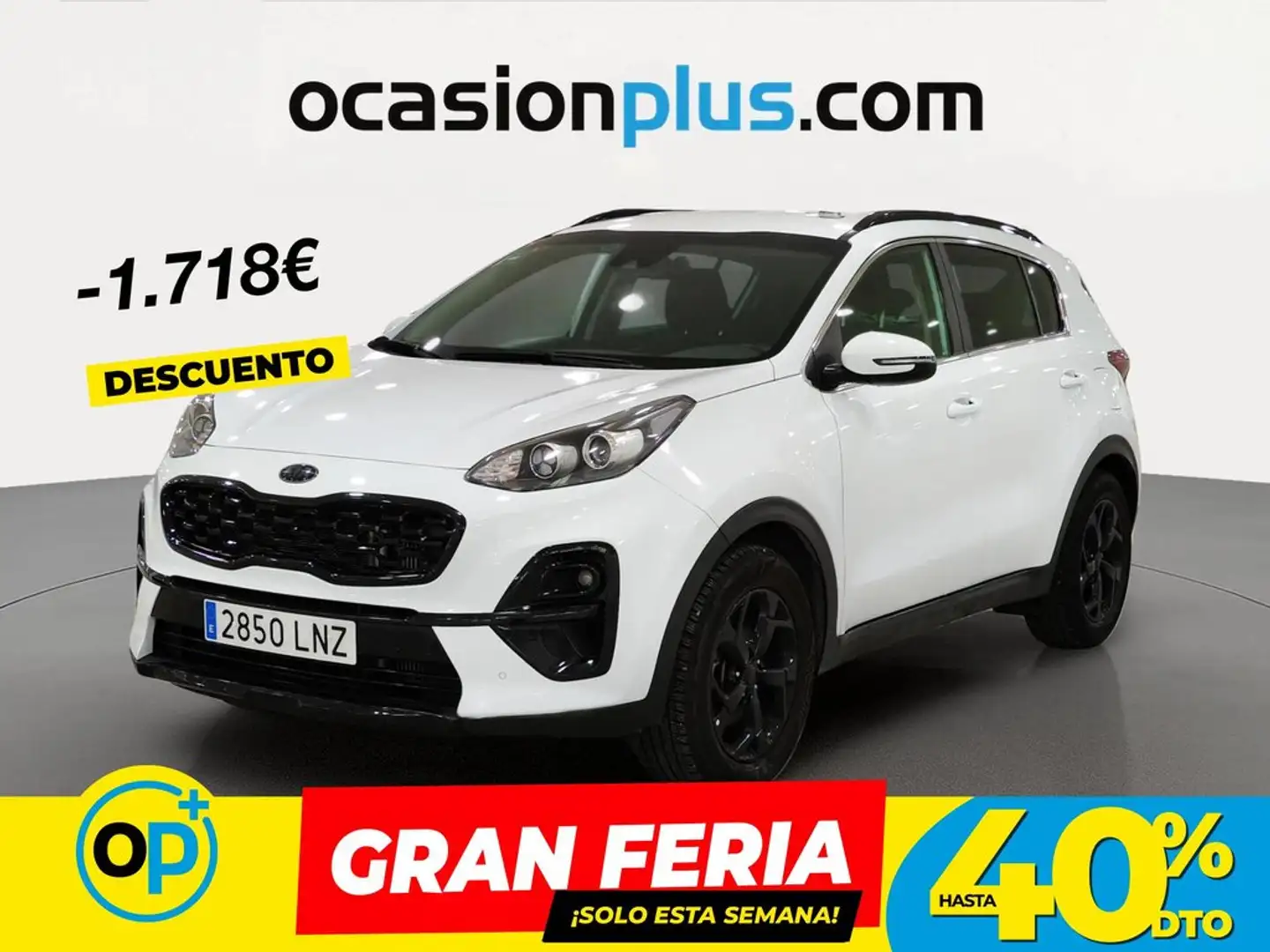 Kia Sportage 1.6 MHEV Black Edition 4x2 136 Blanco - 1