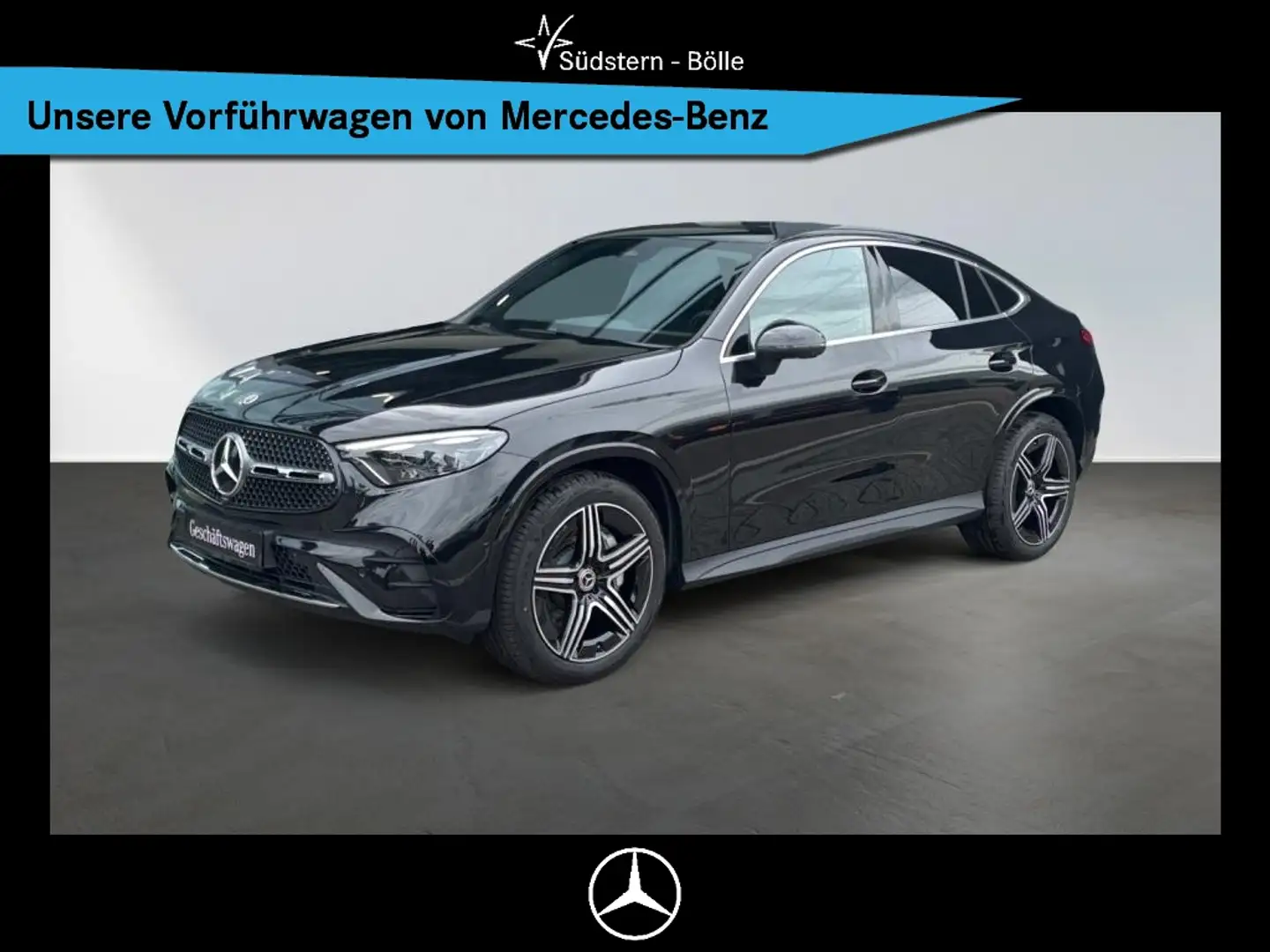 Mercedes-Benz GLC 220 d 4M Coupe +AMG+SHZ+MEMORY+NAVI+AMBIENTE Schwarz - 1