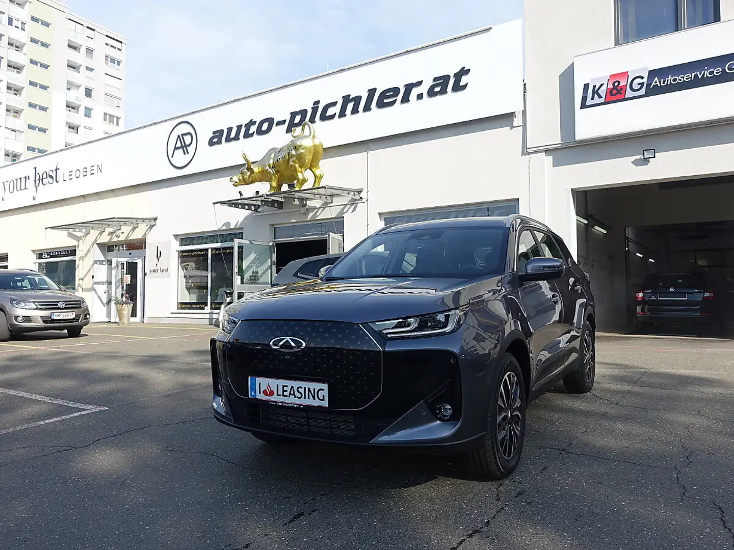 Chery Tiggo 7 HEV Luxury Grün - 1