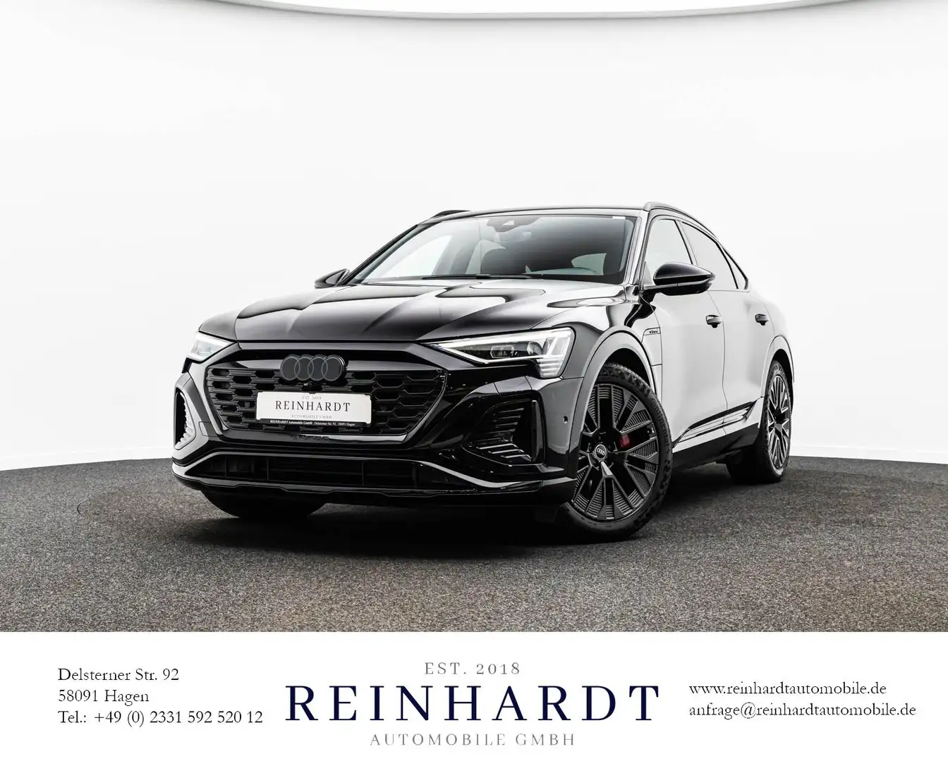 Audi Q8 e-tron 55 SPORTBACK 2x S LINE ALL-BLACK/360° Noir - 1