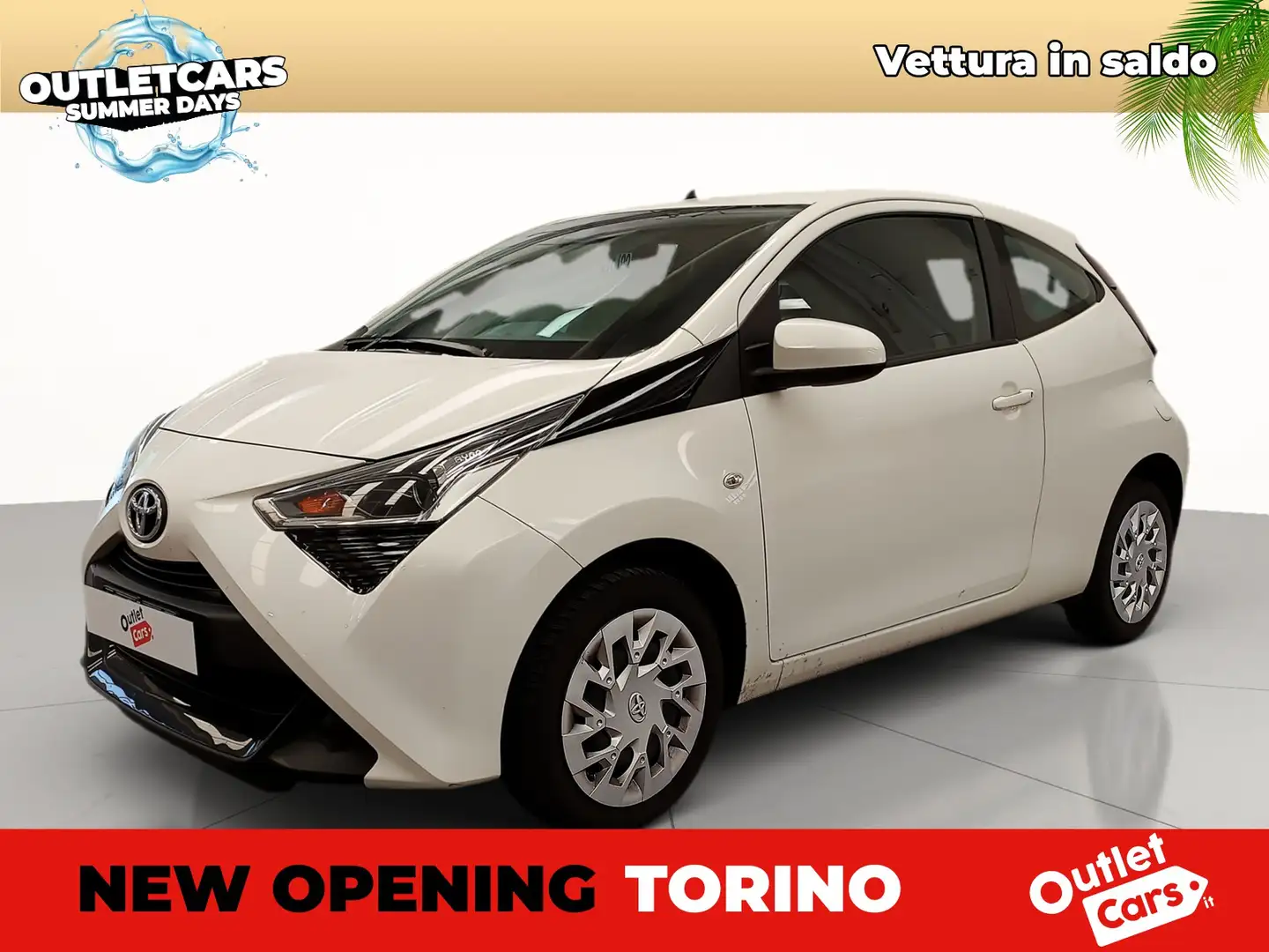 Toyota Aygo 3p 1.0 x-cool 72cv Wit - 1