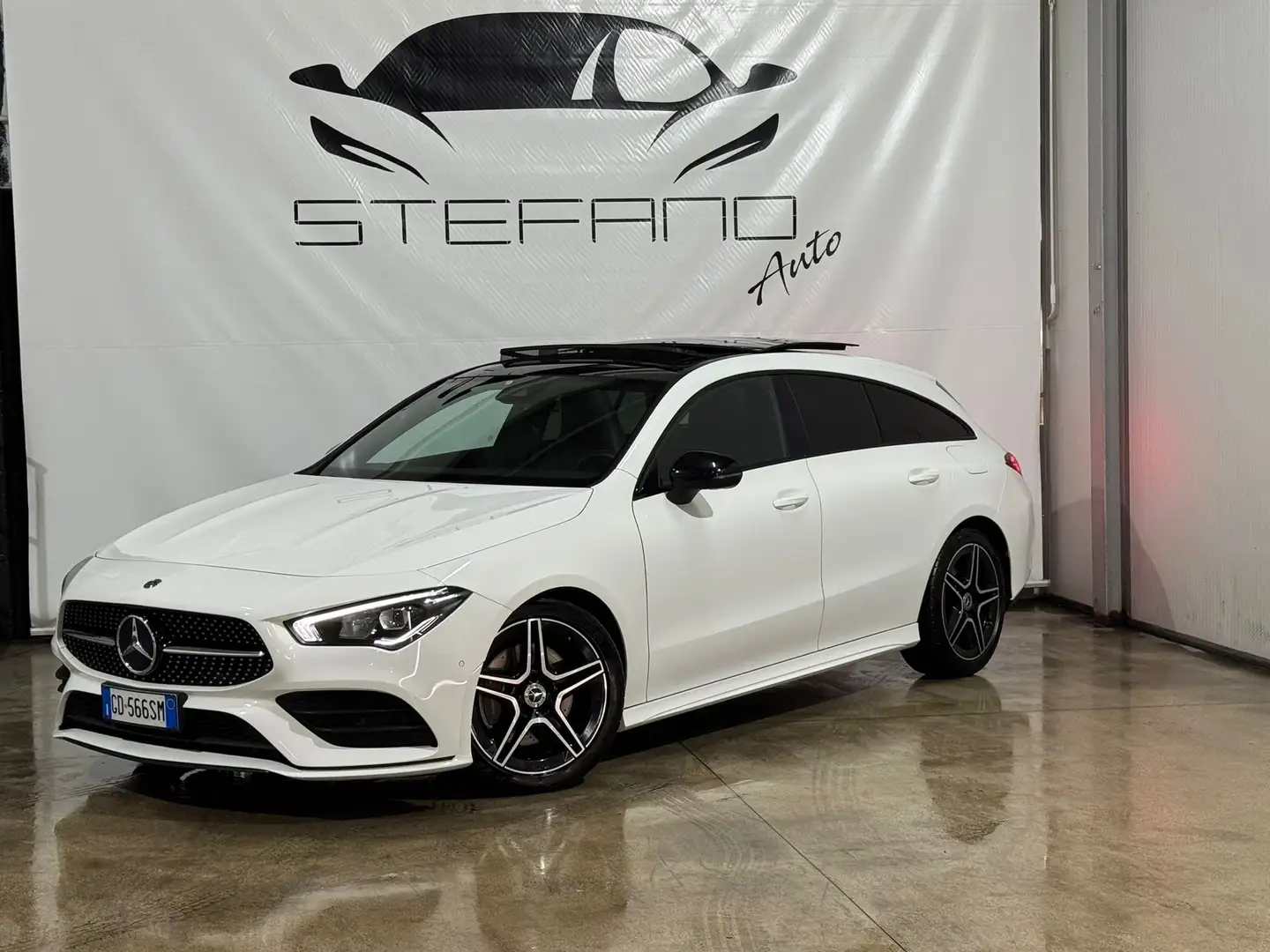 Mercedes-Benz CLA 200 CLA Sh.Brake - X118 Shooting Brake d Premium auto Blanc - 1