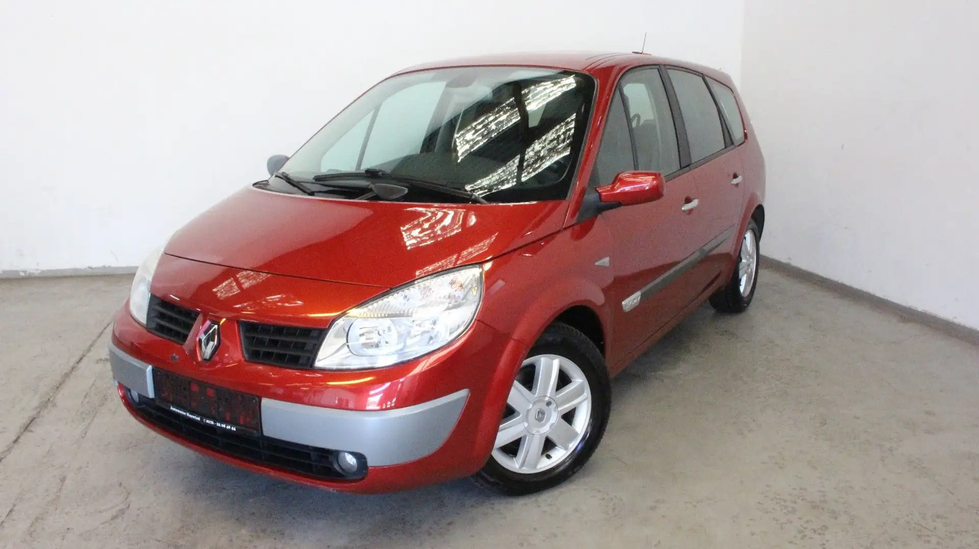 Renault Scenic II Grand Exception,AUTOMATIC,7Sitze Rot - 1