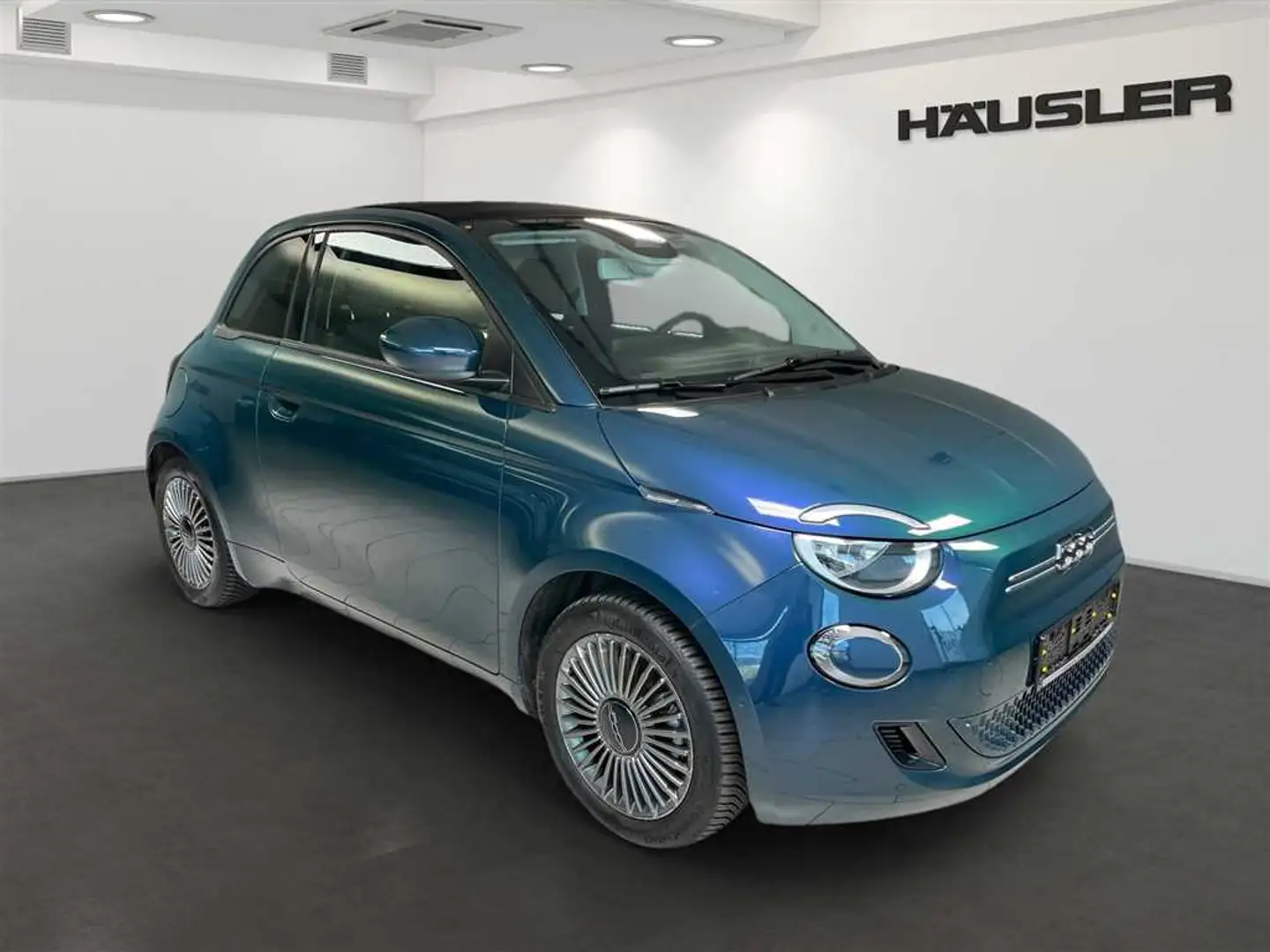 Fiat 500e Cabrio Icon Navi PDC Rückfahrkamera Grün - 2