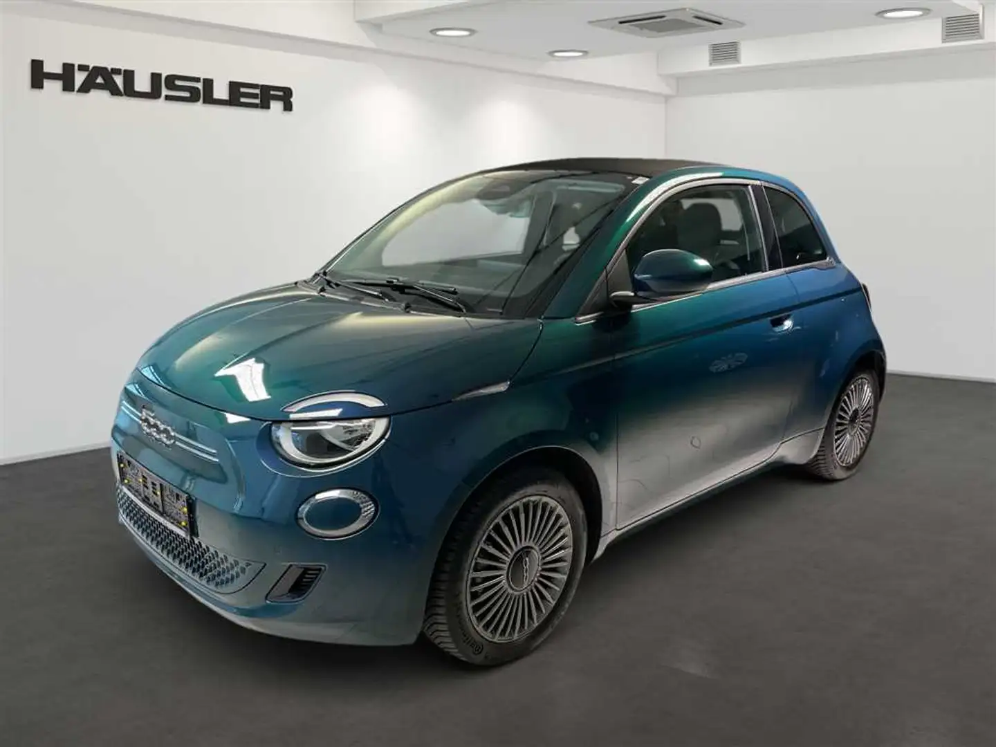 Fiat 500e Cabrio Icon Navi PDC Rückfahrkamera Grün - 1