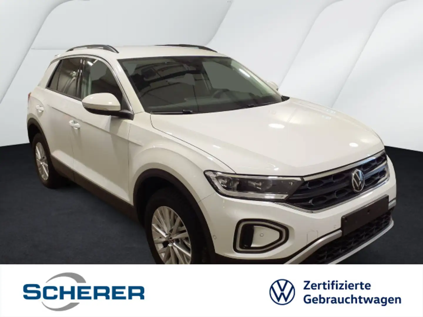 Volkswagen T-Roc 1.0 TSI Life NAVI LED-PLUS APP Weiß - 1
