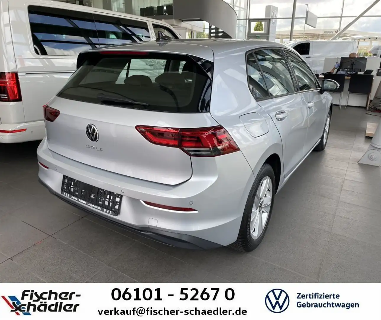 Volkswagen Golf Life VIII 1.5TSI*LED*ActiveInfo*AppC.*Front Silber - 2