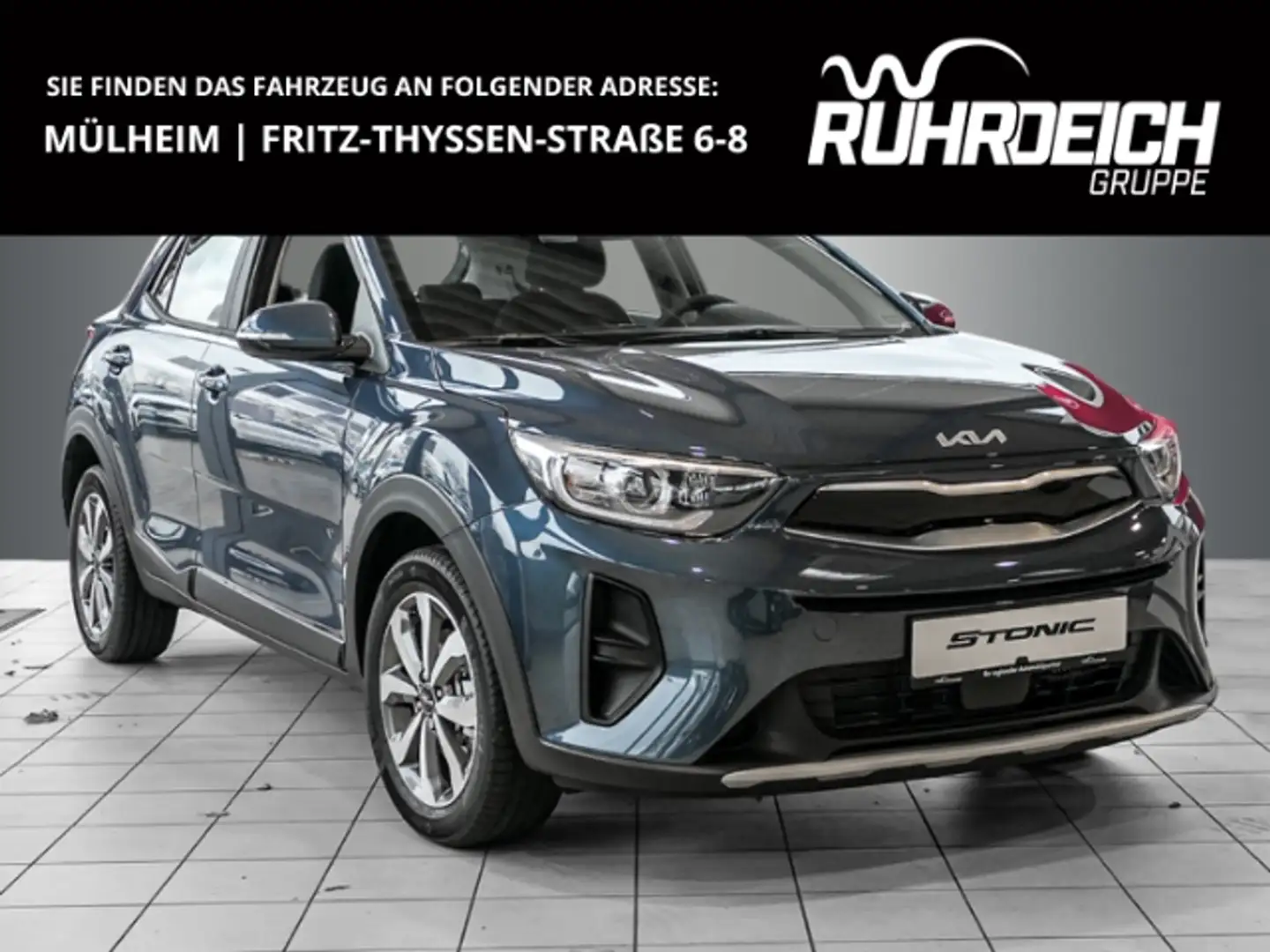 Kia Stonic 1.0 Spirit NAV Kamera SHZ LHZ PDC LED Apple CarPla Azul - 1