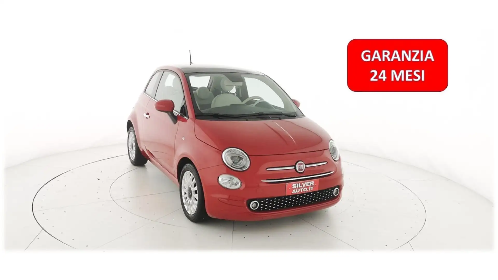 Fiat 500 0.9 TwinAir Turbo 85 CV Lounge Rosso - 1