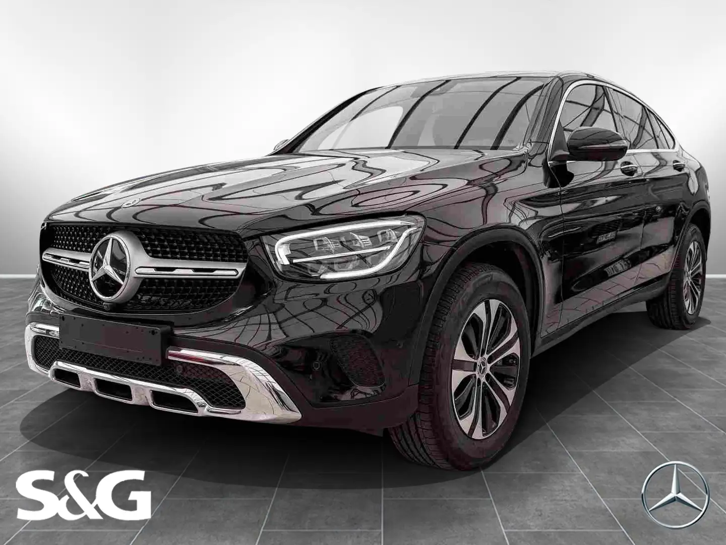 Mercedes-Benz GLC 300 e 4MATIC Coupé 360°+LED+AHK+Tempomat+18 Schwarz - 1