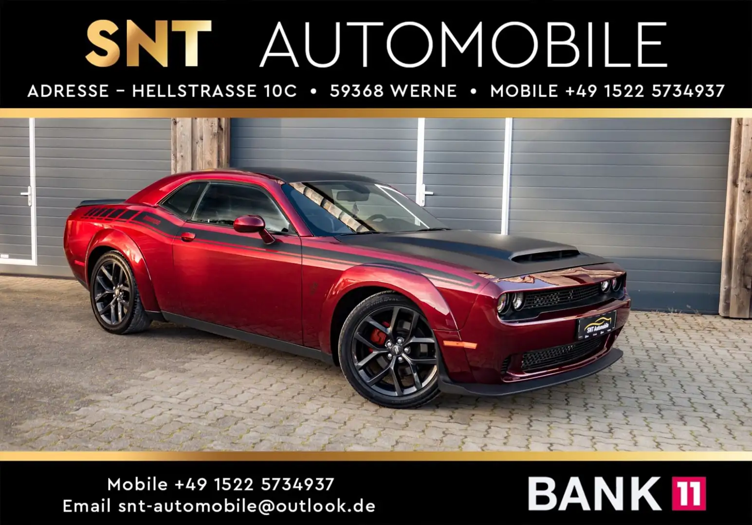Dodge Challenger 5.7 V8 WIDEBODY Demon Look Alcantara Rot - 1