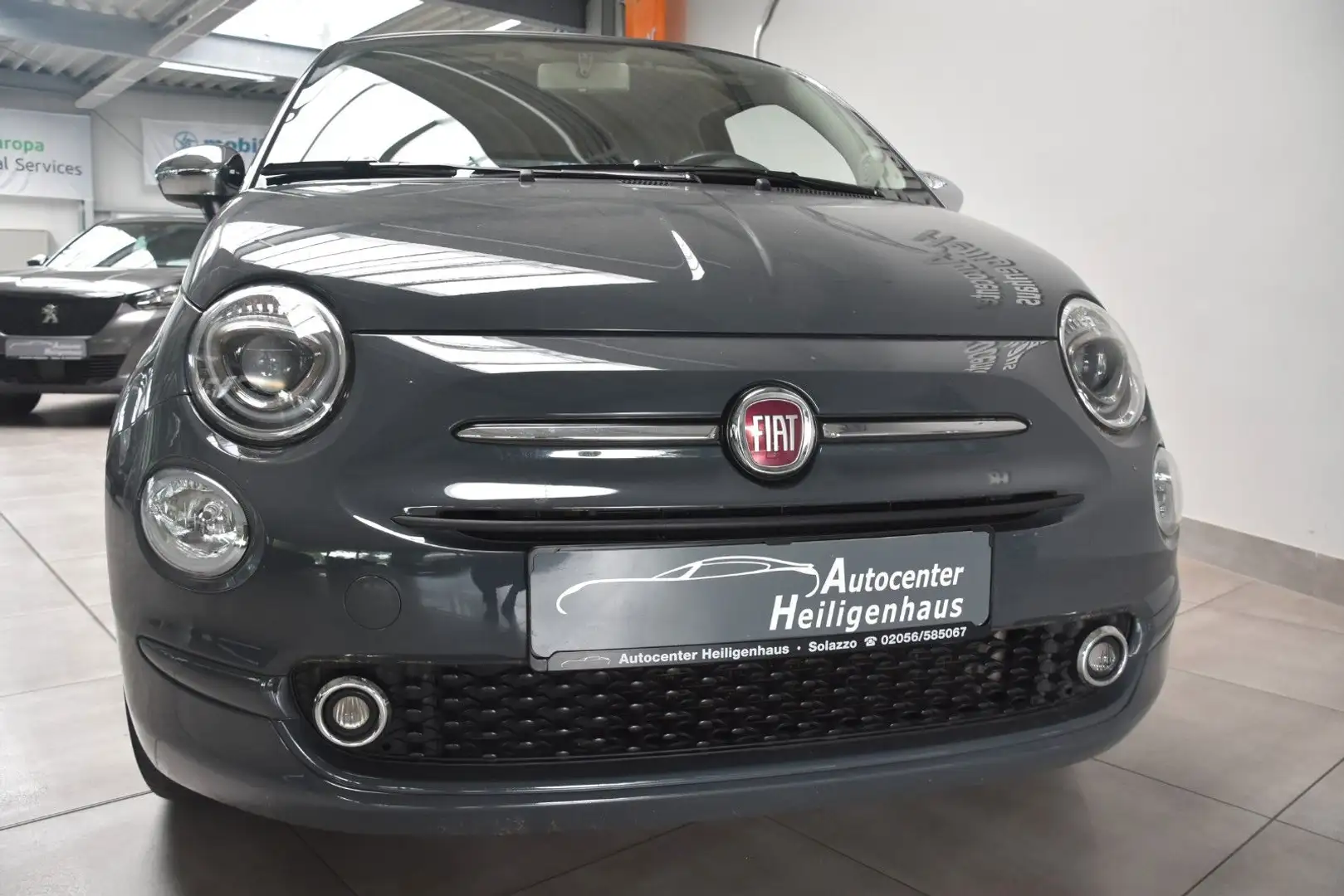 Fiat 500C Mirror 1Hand LED UConnect Tempo Klima PDC Grau - 1