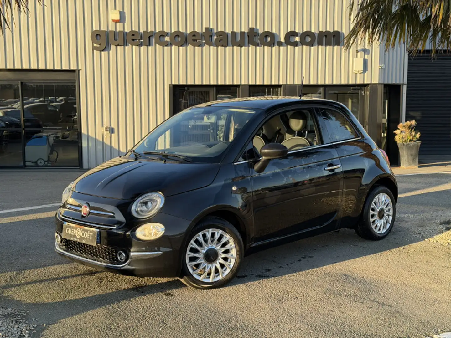 Fiat 500 0.9 8V TWINAIR 85CH S\u0026S LOUNGE Noir - 1